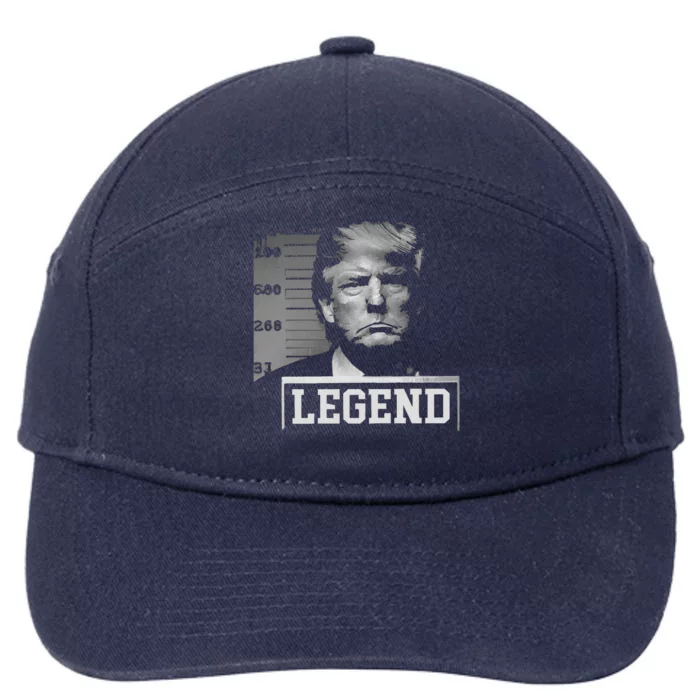 Trump Mugshot Not Guilty 7-Panel Snapback Hat