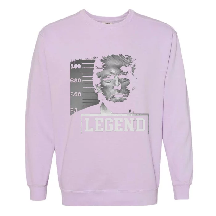 Trump Mugshot Not Guilty Garment-Dyed Sweatshirt