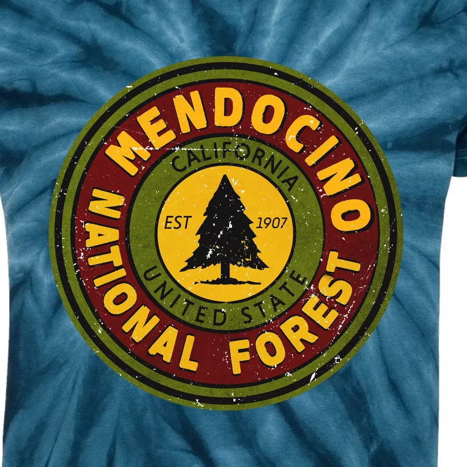 The Mendocino National Forest Kids Tie-Dye T-Shirt