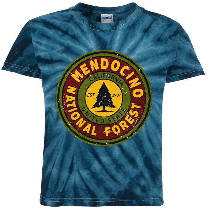 The Mendocino National Forest Kids Tie-Dye T-Shirt