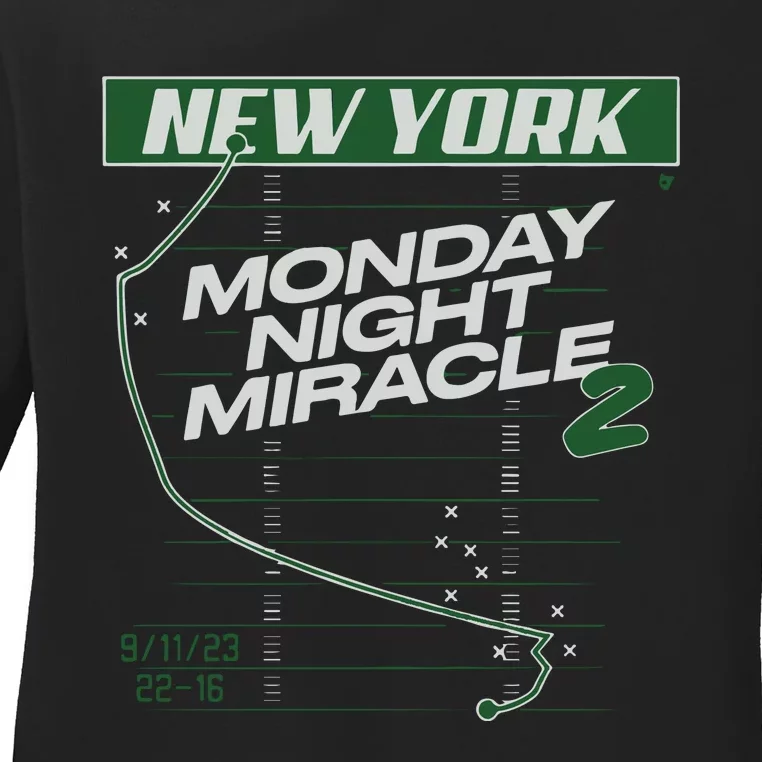 The Monday Night Miracle Ladies Long Sleeve Shirt