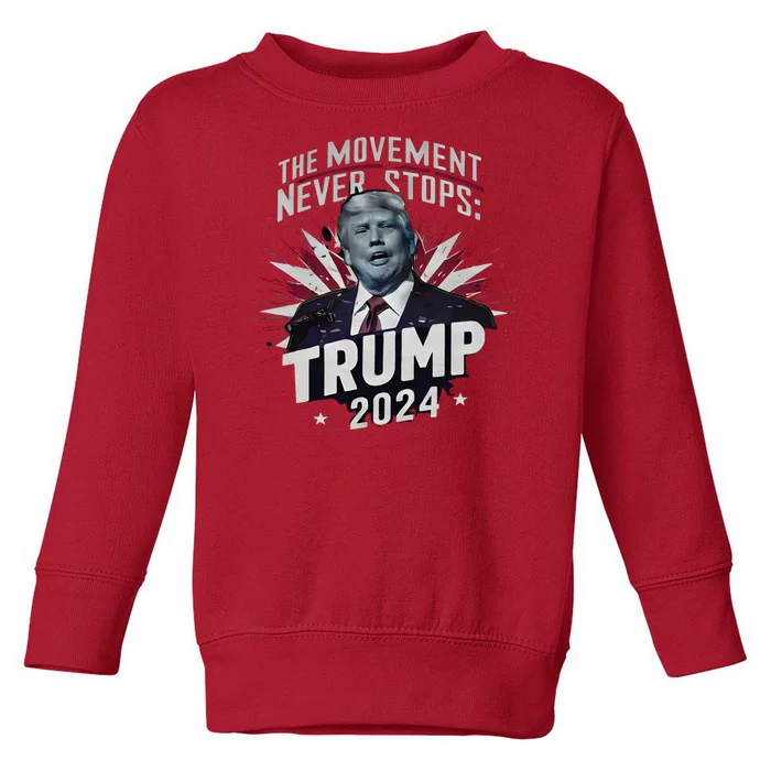 The Movement Never Stops Toddler Sweatshirt