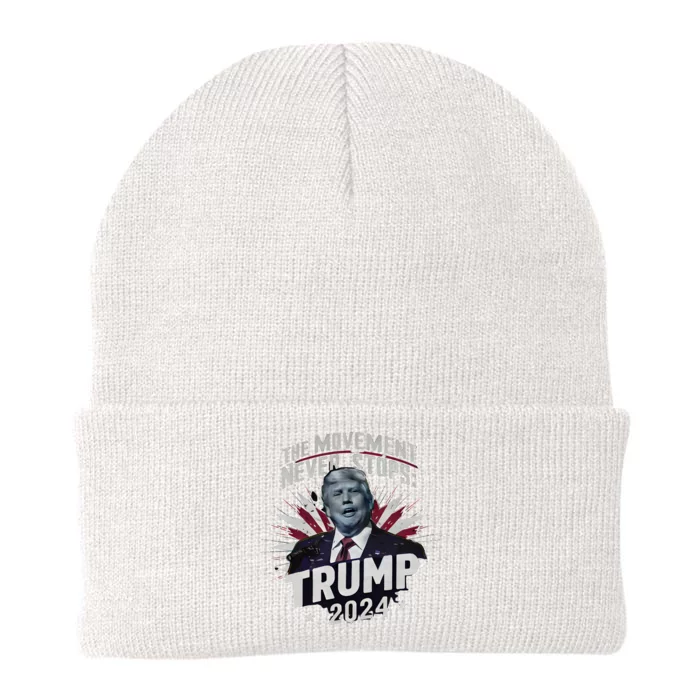 The Movement Never Stops Knit Cap Winter Beanie