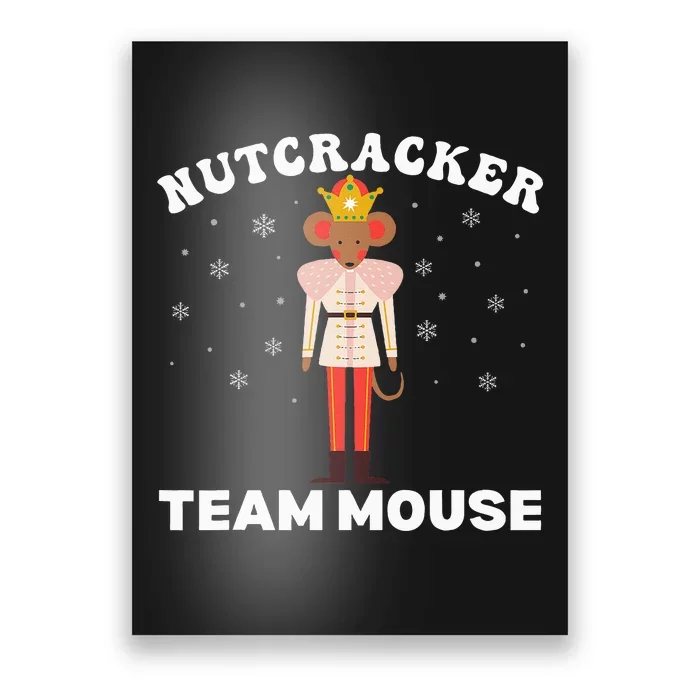 Team Mouse Nutcracker Christmas Dance Pajamas Poster