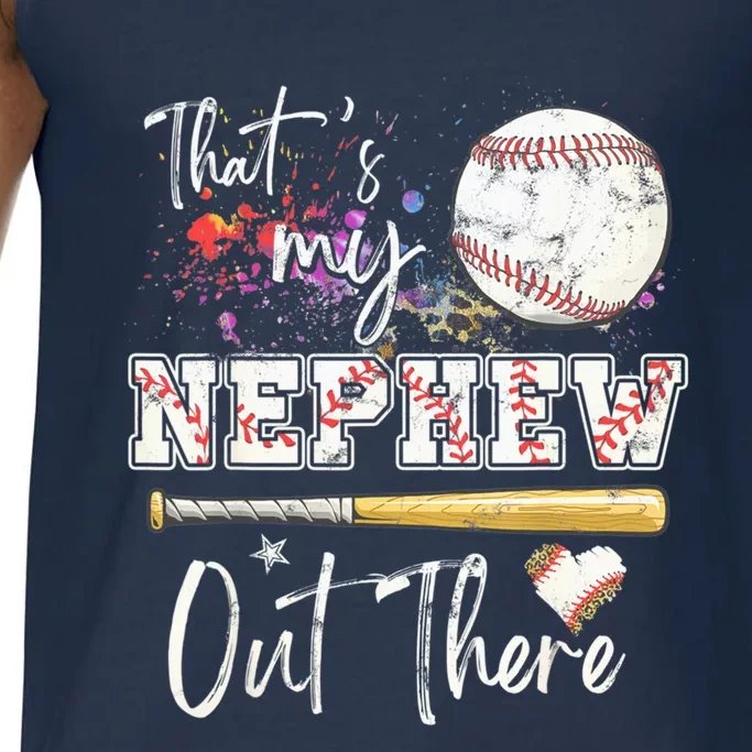 Thats My Nephew Out There Baseball Aunt Auntie Mothers Day Gift Comfort Colors® Tank Top