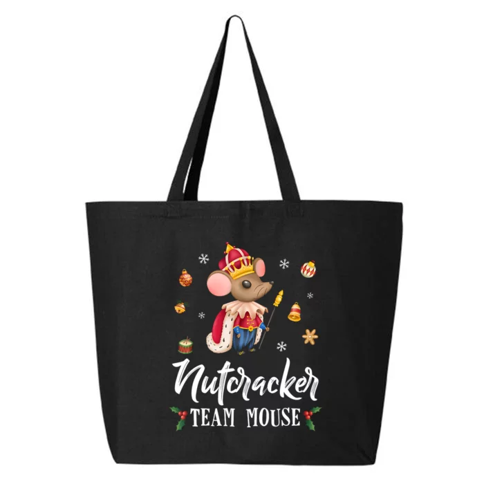 Team Mouse Nutcracker Christmas Dance Funny Soldier 25L Jumbo Tote