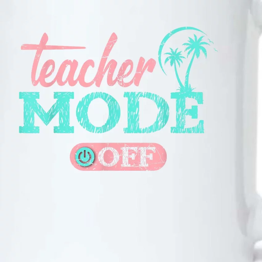 Teacher Mode Off Happy Last Day Of School Summer Break Funny Black Color Changing Mug