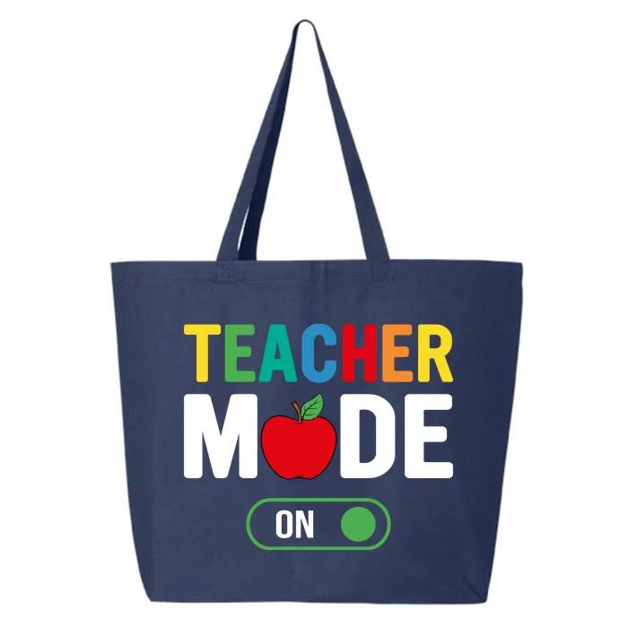 Teacher Mode On 25L Jumbo Tote