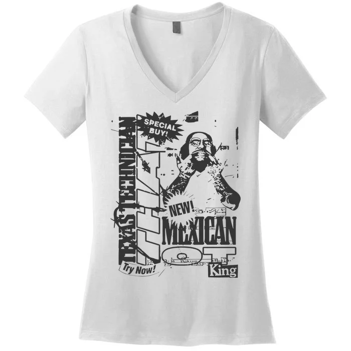 That Mexican Outta Texas Special Buy Women's V-Neck T-Shirt