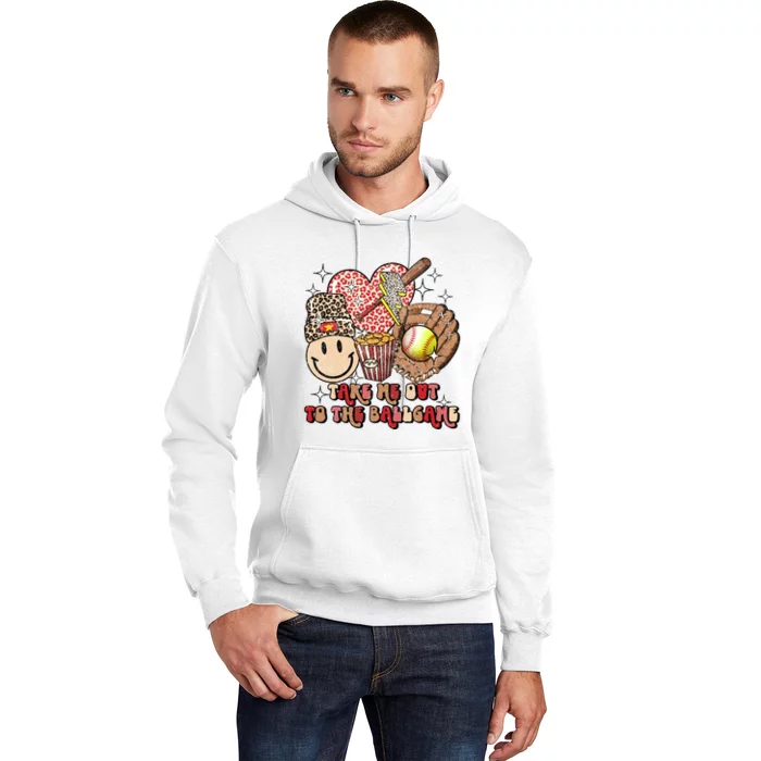 Take Me Out To The Ball Game softball Player Fans Lover Hoodie