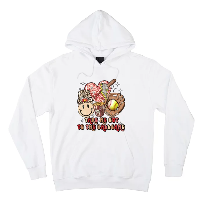 Take Me Out To The Ball Game softball Player Fans Lover Hoodie