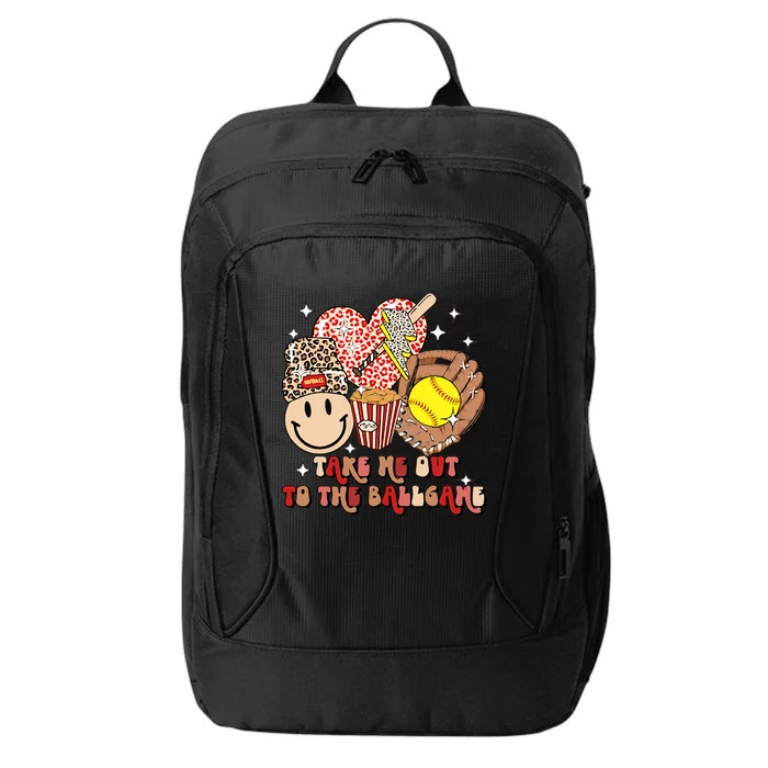 Take Me Out To The Ballgame Game Day Football Season Football Team City Backpack