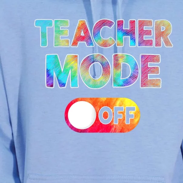 Teacher Mode Off Funny First Day Of School For Teachers Unisex Surf Hoodie