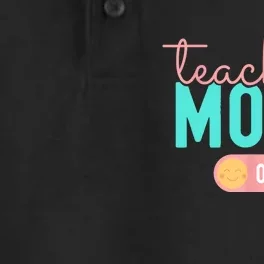 Teacher Mode Off Happy Last Day Of School Summer Break Funny Dry Zone Grid Performance Polo