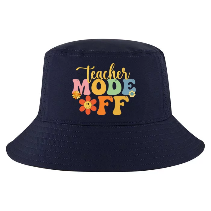 Teacher Mode Off Happy Last Day Of School Summer Break Funny Cool Comfort Performance Bucket Hat