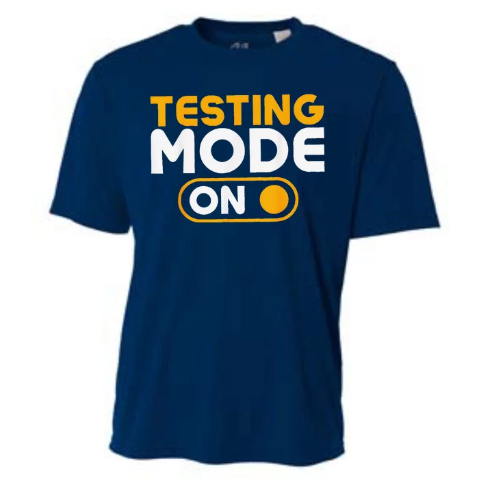 Testing Mode On Day Cooling Performance Crew T-Shirt