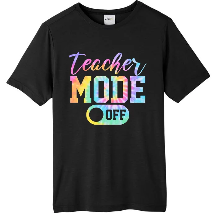 Teacher Mode Off Colorful Retro ChromaSoft Performance T-Shirt