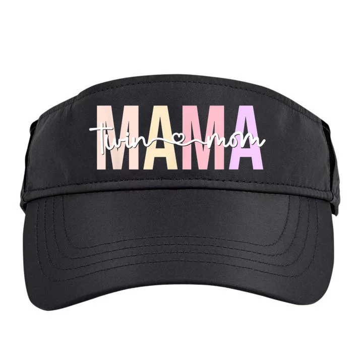 Twin Mom Of Twins Twin Mama Of Twins Twin Mother Adult Drive Performance Visor