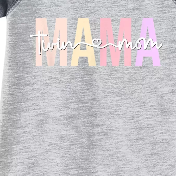 Twin Mom Of Twins Twin Mama Of Twins Twin Mother Infant Baby Jersey Bodysuit