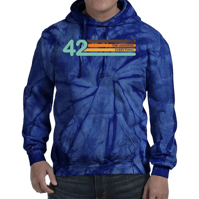 The Meaning Of Life 42 Tie Dye Hoodie