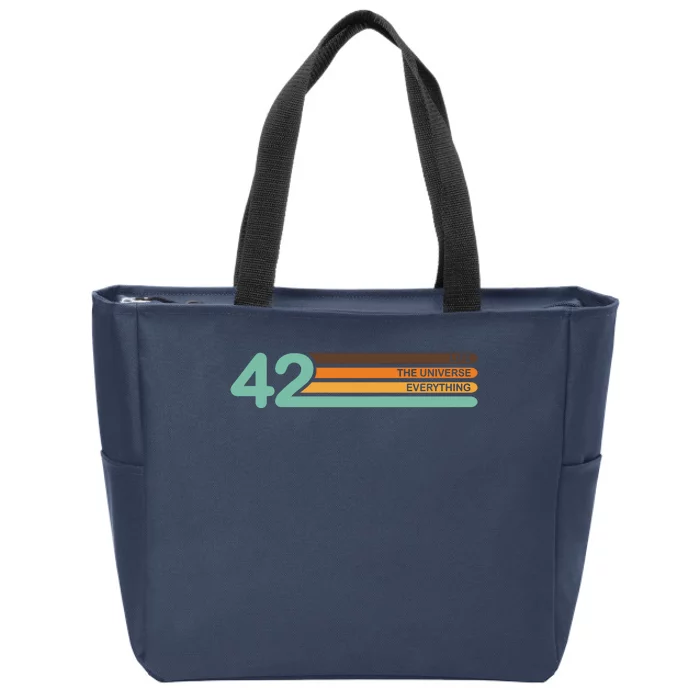 The Meaning Of Life 42 Zip Tote Bag