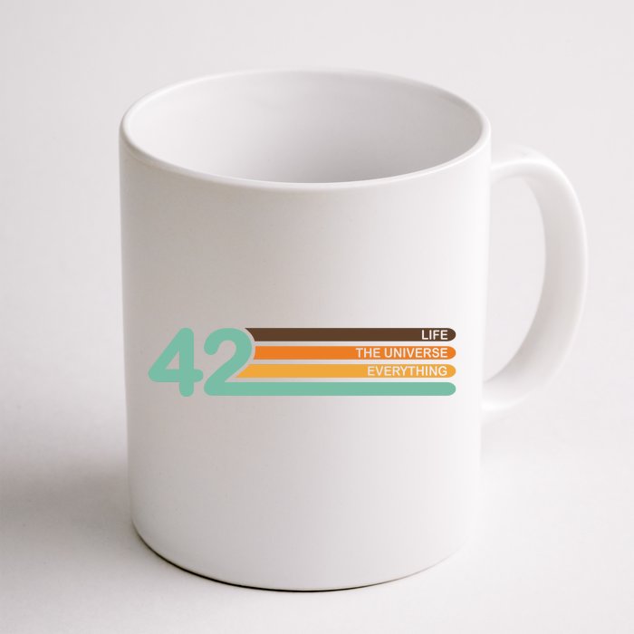 The Meaning Of Life 42 Front & Back Coffee Mug