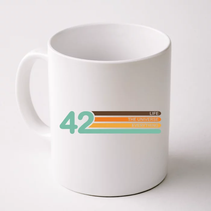 The Meaning Of Life 42 Front & Back Coffee Mug