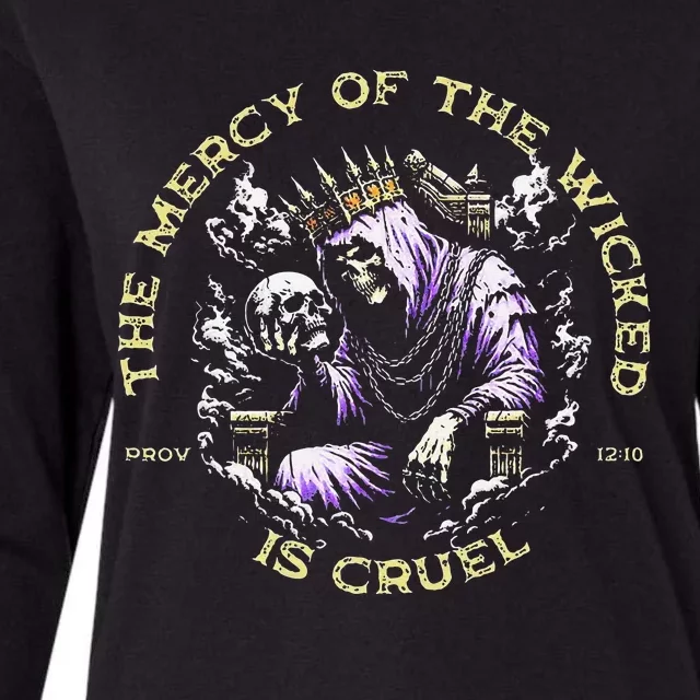 The Mercy Of The Wicked Is Cruel Womens Cotton Relaxed Long Sleeve T-Shirt