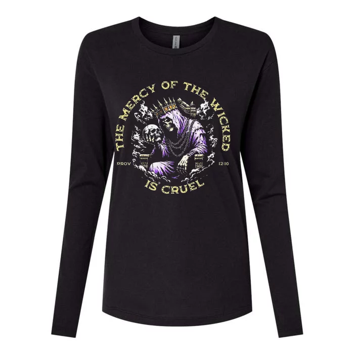 The Mercy Of The Wicked Is Cruel Womens Cotton Relaxed Long Sleeve T-Shirt