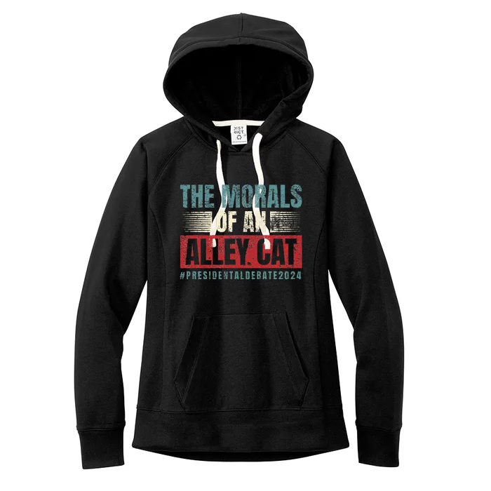 The Morals Of An Alley Cat Women's Fleece Hoodie