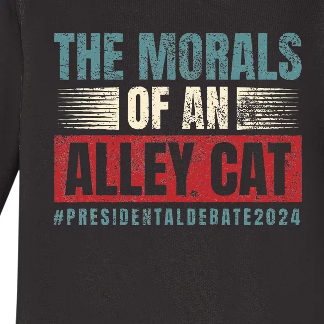 The Morals Of An Alley Cat Baby Long Sleeve Bodysuit