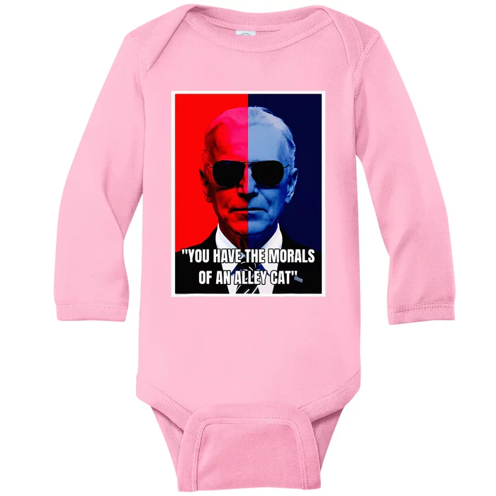 The Morals Of An Alley Cat Baby Long Sleeve Bodysuit