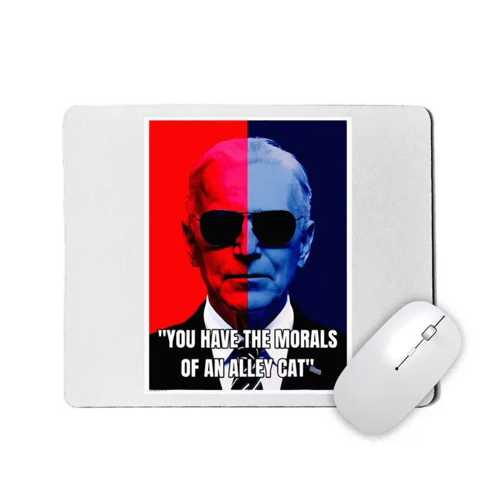 The Morals Of An Alley Cat Mousepad