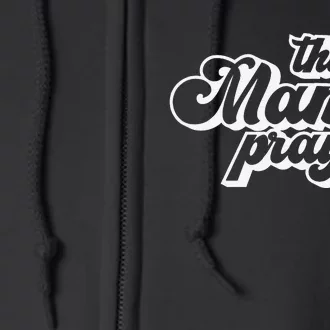 This Mama Prays Christian Mommy Faith Mother's Day Full Zip Hoodie