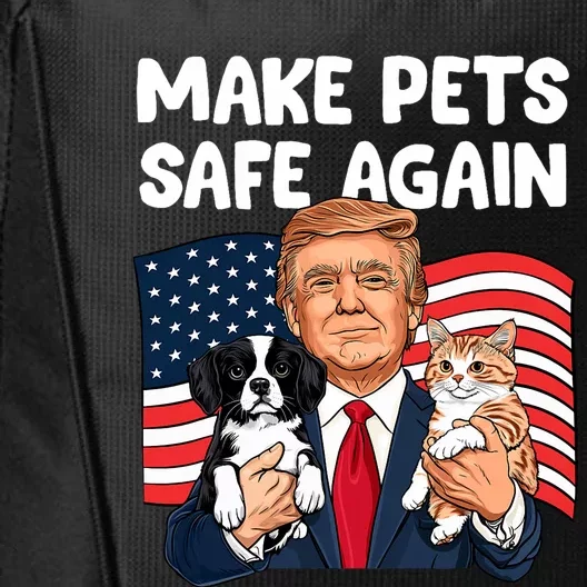 Trump Make Pets Safe Again Funny Save Our Pets Vote Trump City Backpack