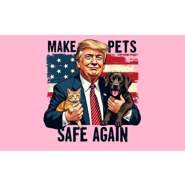 Trump Make Pets Safe Again Funny Save Our Pets Vote Trump Bumper Sticker