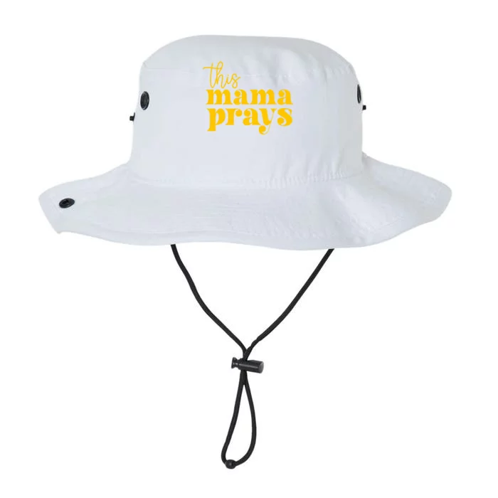 This Mama Prays Momma Christian Mom Mother Faith Love Gift Legacy Cool Fit Booney Bucket Hat