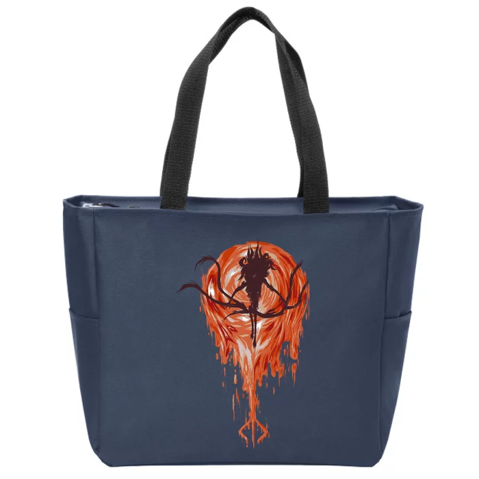 The Moon Presence Zip Tote Bag