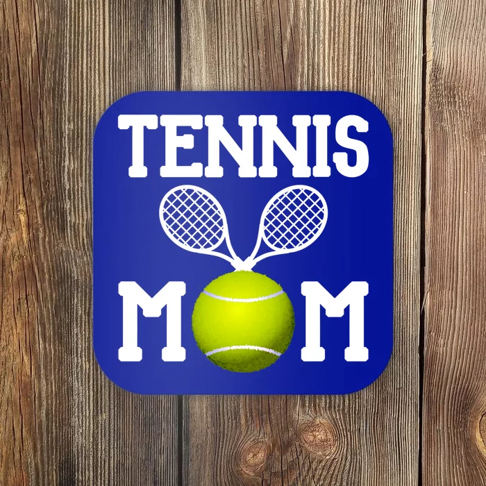 Tennis Mom Proud Mama Gift Coaster