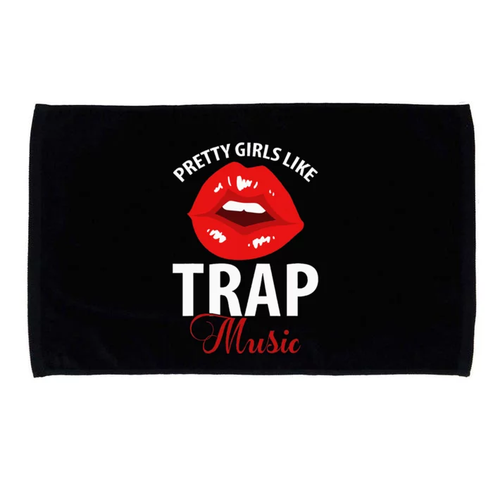 Trap Music Party Design Of Pretty Girls Like Trap Music Microfiber Hand Towel