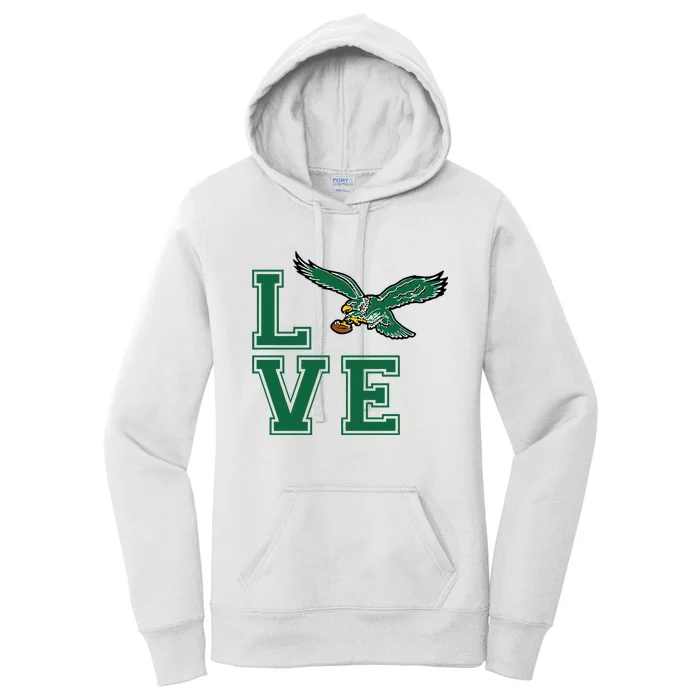 Team Mascot Philadelphia Football Champion Women's Pullover Hoodie