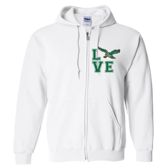 Team Mascot Philadelphia Football Champion Full Zip Hoodie