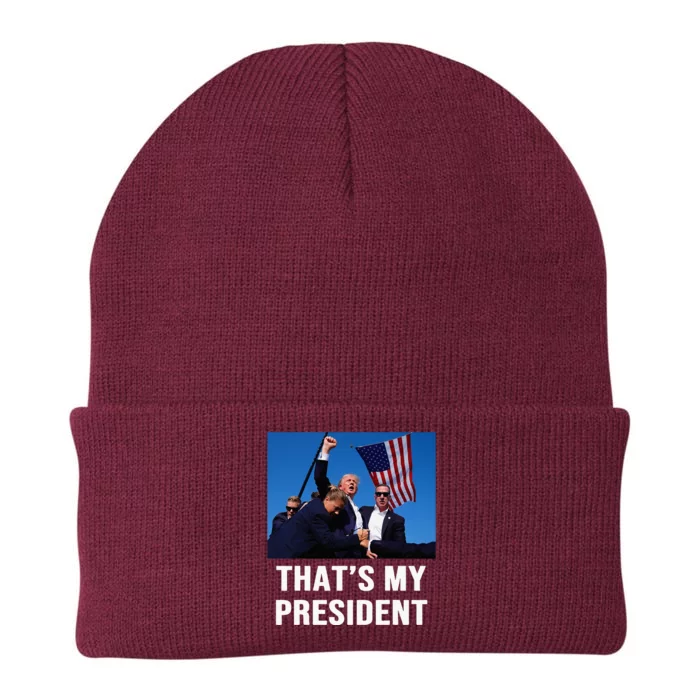 ThatS My President Trump 2024 Knit Cap Winter Beanie