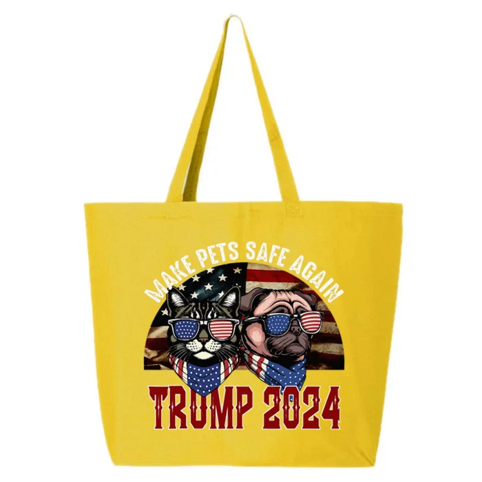 Trump Make Pets Safe Again Save Our Pets Vote Trump 25L Jumbo Tote