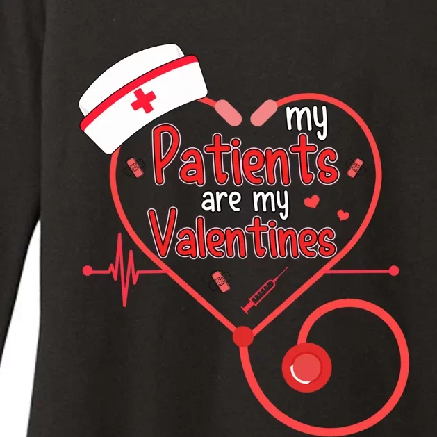 Tg My Patients Are My Valentines Day Nurse Doctor Costume Great Gift Womens CVC Long Sleeve Shirt