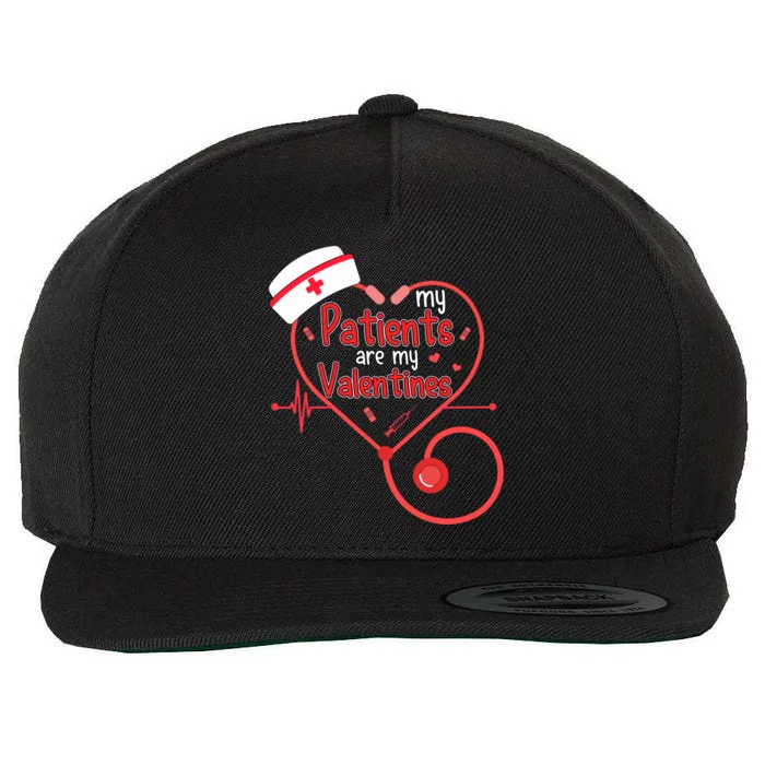 Tg My Patients Are My Valentines Day Nurse Doctor Costume Great Gift Wool Snapback Cap