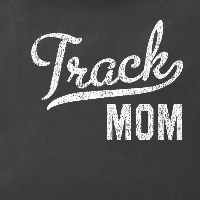 Track Mom Proud Track And Field Mom Gift Zip Tote Bag