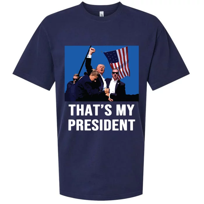 Thats My President Trump 2024 Sueded Cloud Jersey T-Shirt