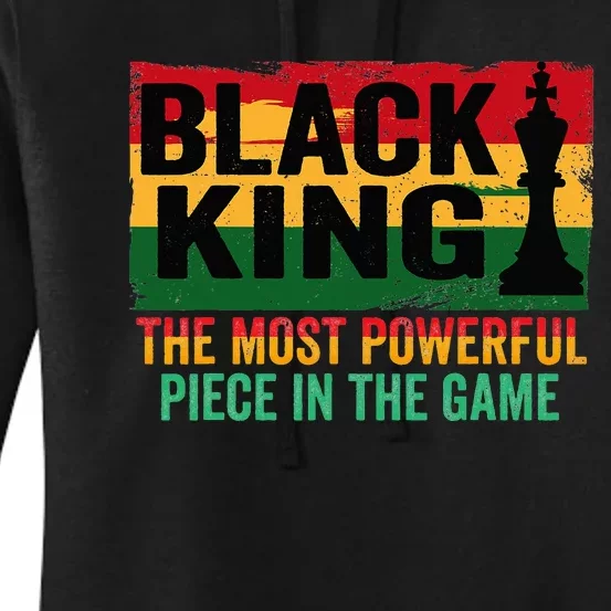 The Most Powerful Piece In The Game Black King Women's Pullover Hoodie