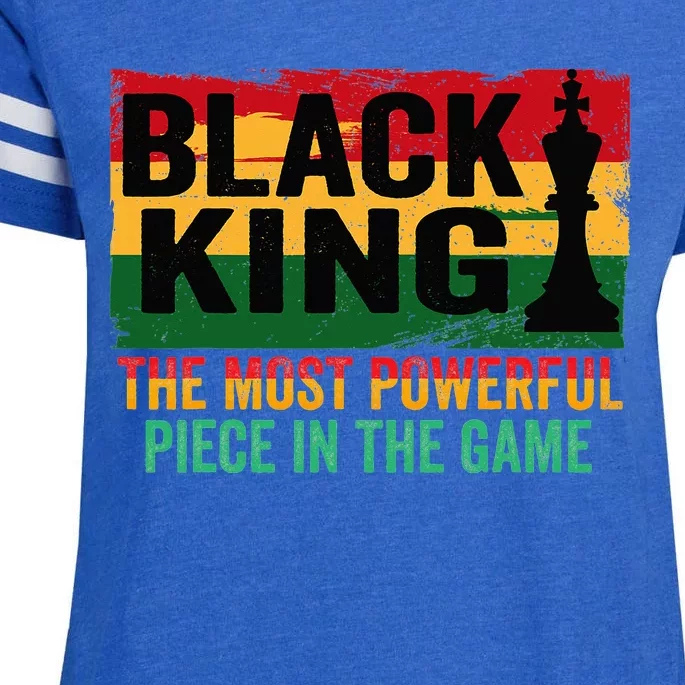 The Most Powerful Piece In The Game Black King Enza Ladies Jersey Football T-Shirt